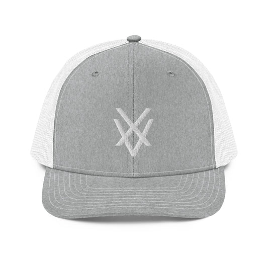 XV | Mesh Snapback - Grey & White