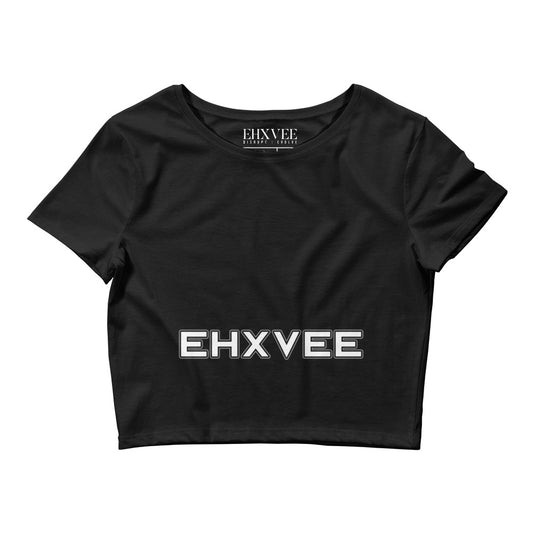 EHXVEE | Crop Top - Black & White